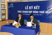 Lễ ký thỏa thuận hợp đồng thuê đất tại KCN Tân Tạo tháng 4/2017.