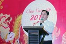 Ông Thái Văn Mến - Tổng Giám đốc Tập đoàn Tân Tạo tuyên bố khai mạc Hội hoa Xuân 2016